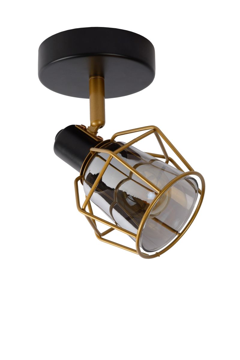 Lucide NILA - Stropné bodové svietidlo - 1xE14 - Čierne